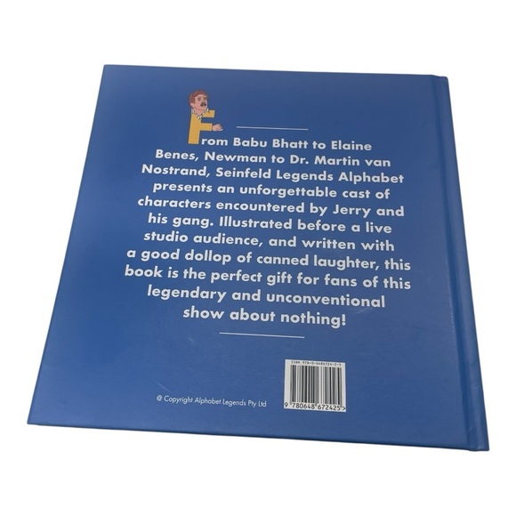 Seinfeld Legends Alphabet Book by - Blue and Yellow - Picture 2 of 7